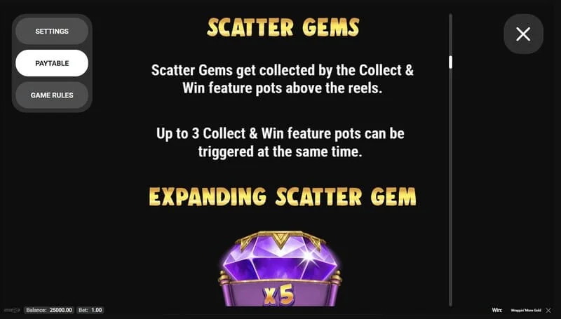 Wrappin' More Gold – Scatter juveel rullidel